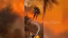Firefighters Battle Devastating Wildfires in Chile