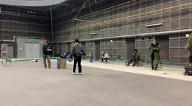 Man Demonstrates Exquisite Wyvern Skills in Qingdao, China