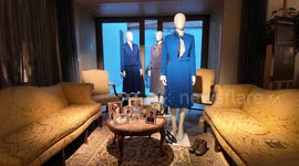 Last day of the preview of items to auction for the popular Netflix series 'The Crown'