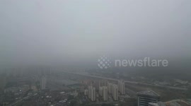 Flying Through A Sea of Clouds Above Fuzhou, China