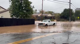 US: Atmospheric River – Flooding Hits Santa Barbara, CA