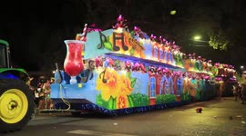 Mardi Gras celebration in New Orleans, U.S.