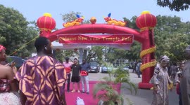 Temple fair held in Nigerian capital to celebrate Chinese New Year