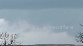 Tornado Strikes Haskell County, USA with Golf Ball-Sized Hail