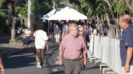 Presidential elections are held in San Salvador, El Salvador