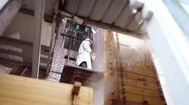 Bun shop elevates with 7-metre-high steamer set to meet Chinese New Year demand