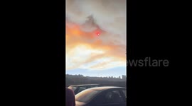 Terrifying escape: Family's harrowing drive through wildfire chaos in Chile