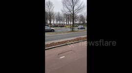 Netherlands: Extinction Rebellion Protesters Block A12 Section Leading To Parliament In The Hague 2