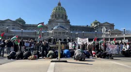 Divest From Genocide Rally in Harrisburg, PA, USA