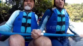 Adrenaline rush: rafting challenge on Calderas River ends with thrilling plunge