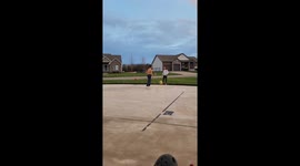 Sibling showdown: tenacious basketball maneuvers in Wichita, Kansas