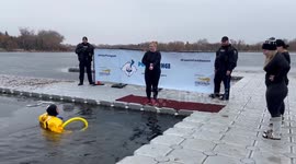 Lethbridge Police Chief's Frigid Plunge Raises $20K for Special Olympics