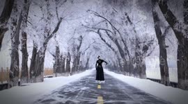 Woman Performs Graceful Modern Dance in Changji Hui Autonomous Prefecture , China