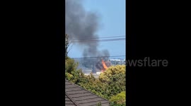 New Zealand: Smoke From Blaze At Waste Facility In Onehunga Billows Into Auckland Sky 3