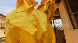 University students in Bangui celebrate Chinese New Year