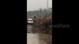 Railway Braves Harsh Weather During Spring Festival Travel Rush in Hunan, China