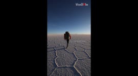 Hexagons and starlight: Man witnesses the darkest place on earth