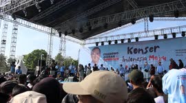 Campaigning in North Sumatra, Prabowo-Gibran was entertained by Indonesian artists