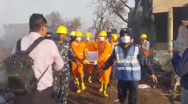 Rescue teams continue to search through rubble of collapsed firecracker factory in India