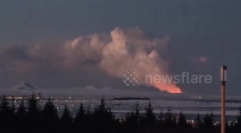 Volcano erupts again prompting evacuation of Iceland's Blue Lagoon