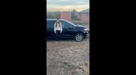 Little Girl Gives Big Sister the Bird