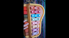 Baby Xylophone Experimental Original Music Playing Video is about I took the video at home. How I demonstrated how to play a baby xylophone to kids who are interested in my baby original music melody playing for their listening senses.