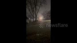US: Severe Thunderstorm Moves Through Midwest, Bringing Intense Hail To Wisconsin