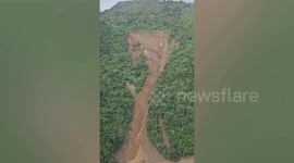 Philippines landslide survivor search continues with dozens still missing