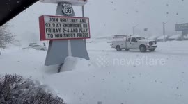 US: Multi-Day Winter Storm Brings Heavy Snow To Arizona, Shutting Down Interstates
