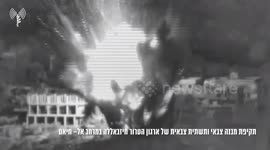 IDF Strikes Hezbollah Bases Near Border