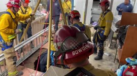 Woman Rescued After Falling Into 25-Foot Sinkhole in California, USA