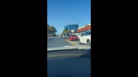 Guy Rides On Back Of Miami Dade Bus