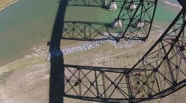 The small bridge and the Train