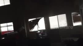 Unbelievable footage showing just powerful this week's Texas hail storms have been