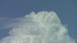 Thunder cloud forming over Dorset
