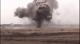 Ukraine War: Donetsk DPR Army conducting a huge day training exercise with tanks APCs and artillery.