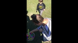 Gabe Smashing an Egg
