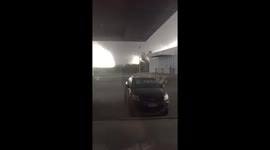 Powerful tornado hits Dolores, Uruguay