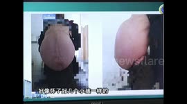 Doctors remove GIANT tumour from man's stomach