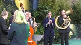 Band playing at European Jungle Book Premiere
