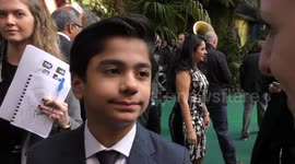 Neel Sethi Interviews at European Jungle Book Premiere