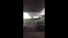 Huge tornado hits Dolores, Uruguay