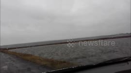 Наводнение. Апрель 2016 Омская область , Шербакульский район , с.Екатеринославка