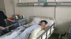 This nine-year-old boy cannot feel pain or sweat but has had a fever for most of his life