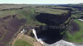 Palouse Falls From the Air