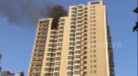 Apartment 'blown up' allegedly after row between husband and wife