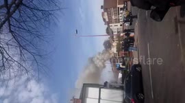 DUPLICATE Birmingham building fire closes road