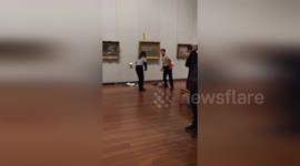 Claude Monet masterpiece defaced by French climate activists in museum
