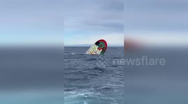 Fishing Boat Sinks off Guipuzcoa Coast, Crew Rescued by Coast Guard
