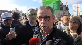 Interview de Pierre Hurmic présent lors de la manifestation bordelaise contre les puits pétroliers
